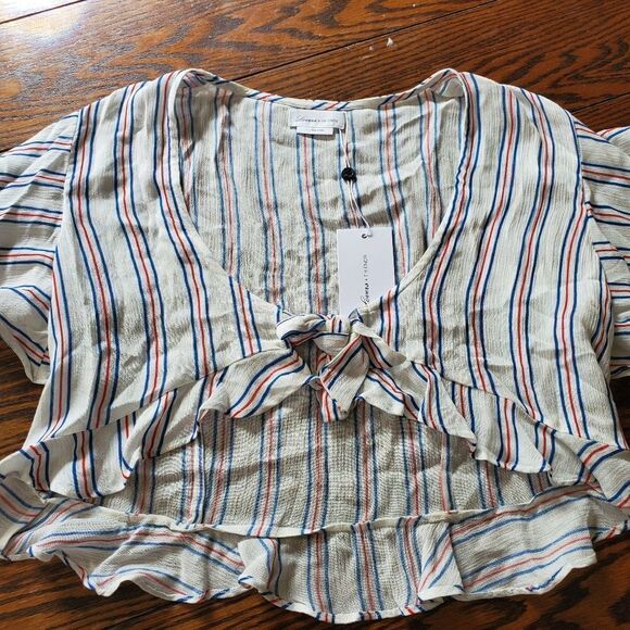 NWT Revolve lovers+friends lay down varsity stripe - Picture 2 of 4